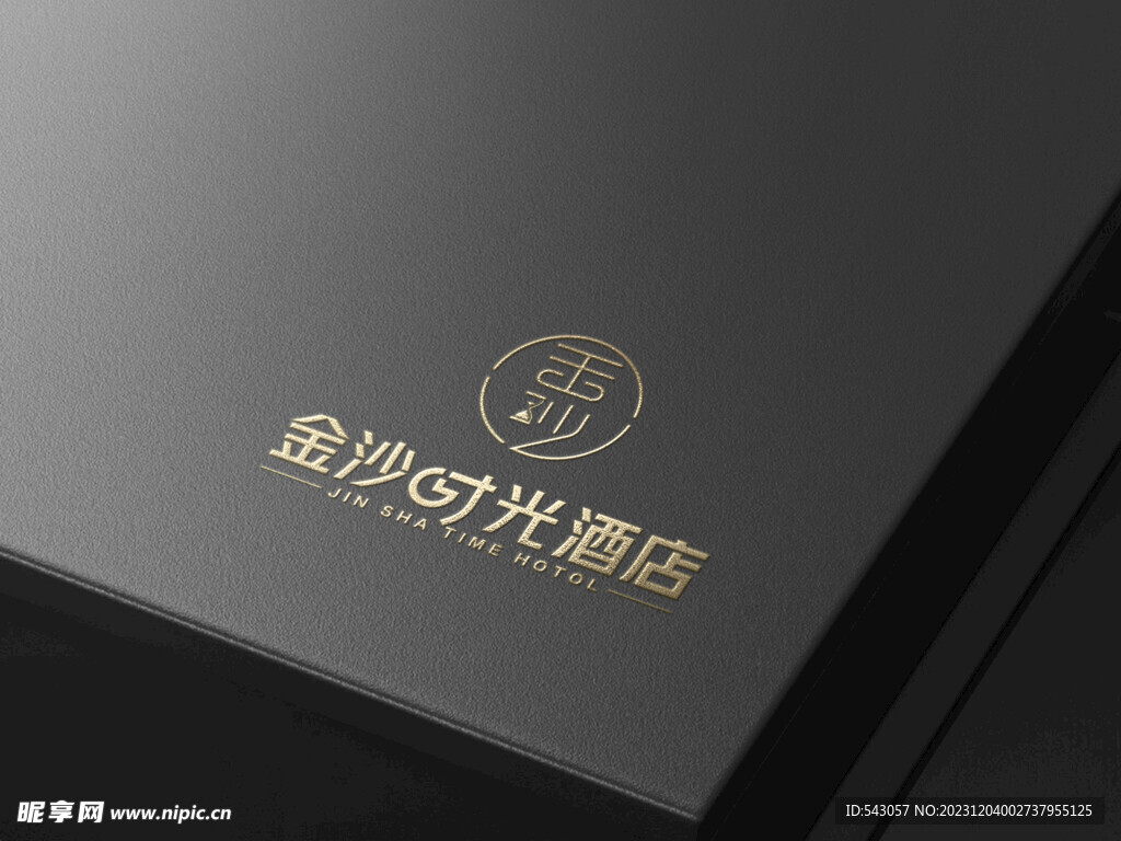 金沙时光LOGO样机