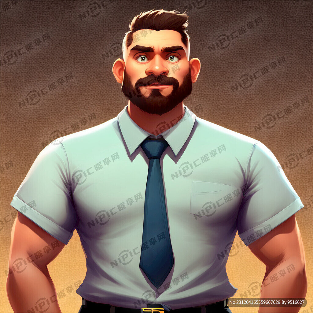 带领子套头衫 短袖 卡通