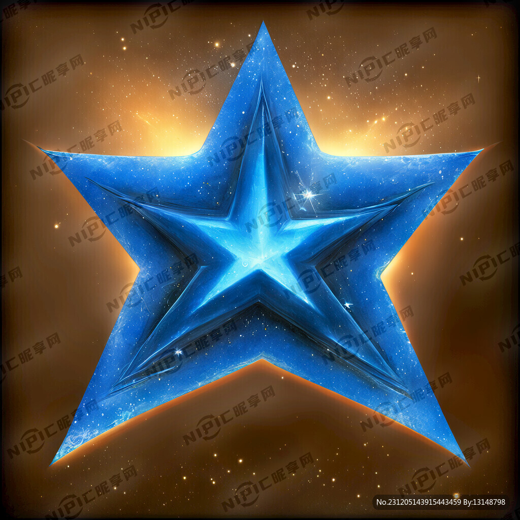 蓝色的星星