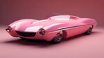 粉色的汽车