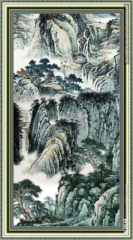 山水转运图 