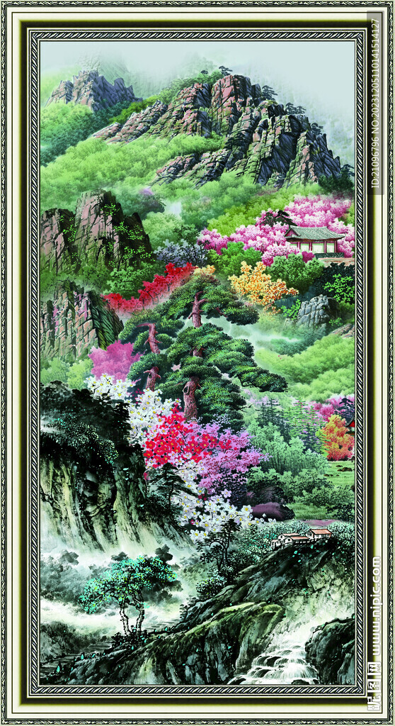 巨幅山水画