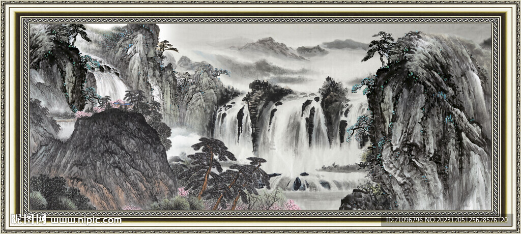 山水转运图 