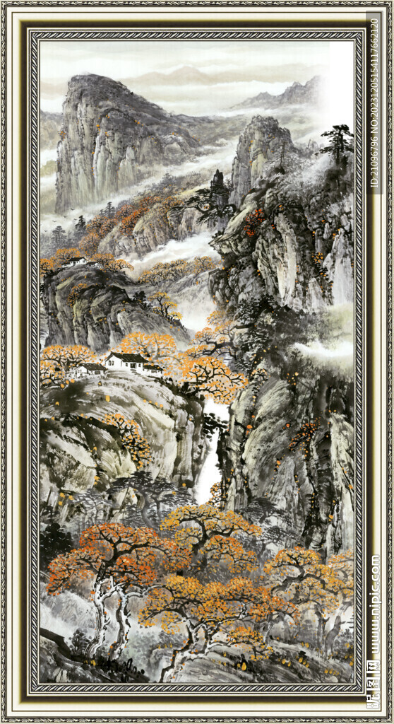 山水转运图 