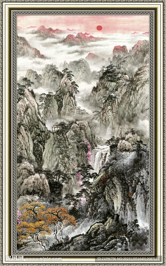 巨幅山水画