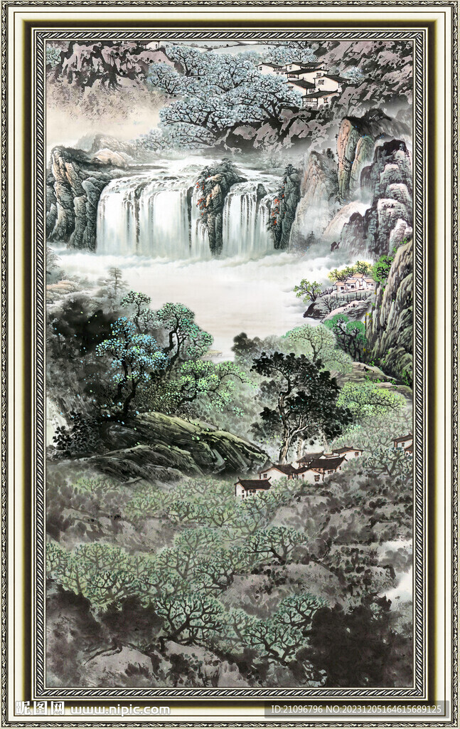 巨幅山水画 