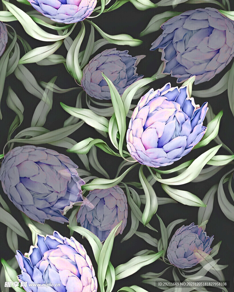 手绘花