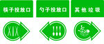 餐具投放口
