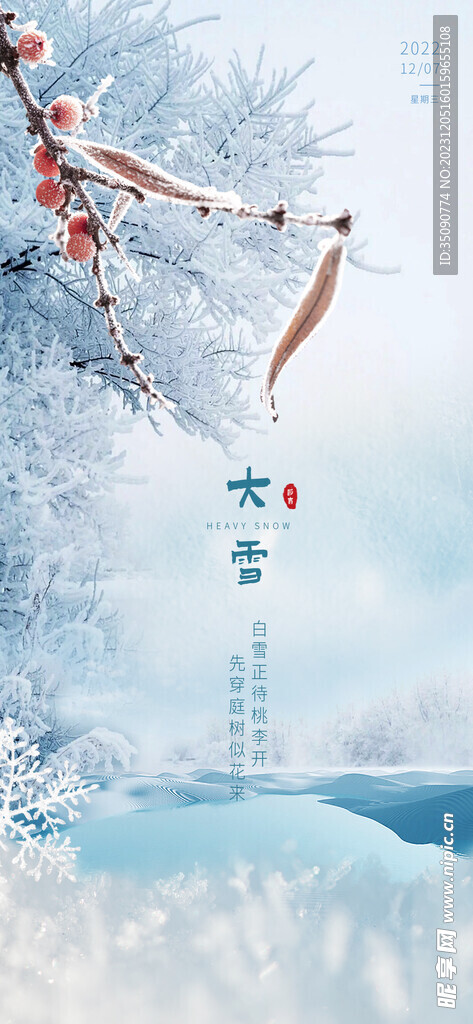 大雪冬至大寒小寒节气