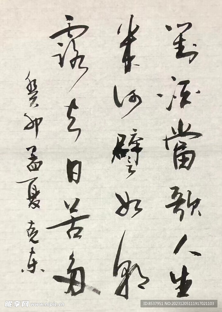 对酒当歌人生几何