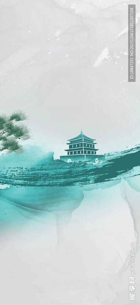 中国风地标海报