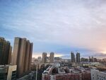 蓝天 白云 雪山 城市 朝霞