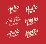 hello2024艺术字
