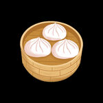 一笼包子手绘