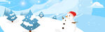 冬季下雪场景         