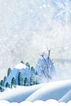 冬季下雪场景         
