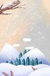 冬季下雪场景         