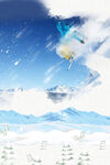 冬季下雪场景         