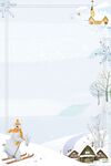 冬季下雪场景         