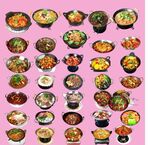 各种火锅分层图