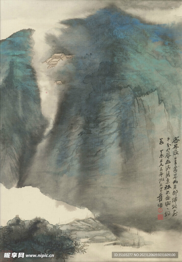 张大千 山水画