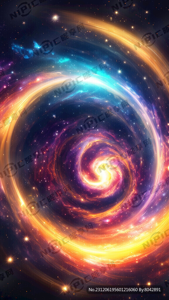 宇宙星旋 宇宙中心 璀璨星系