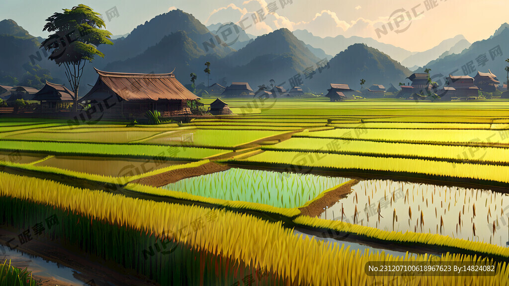 稻田画