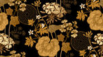 金色花朵花纹