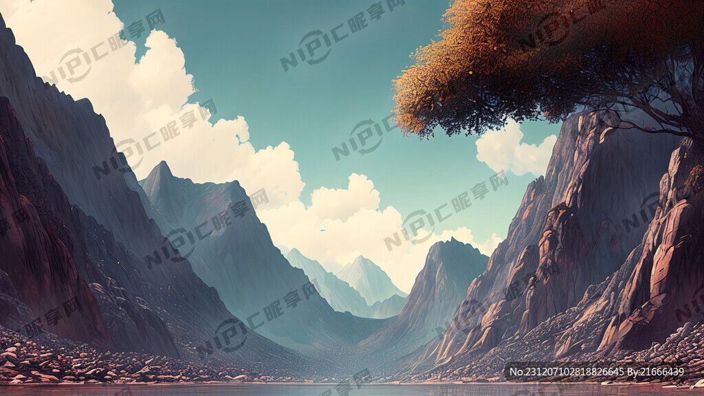 意境山水 宏大而不空旷