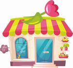 卡通花店 