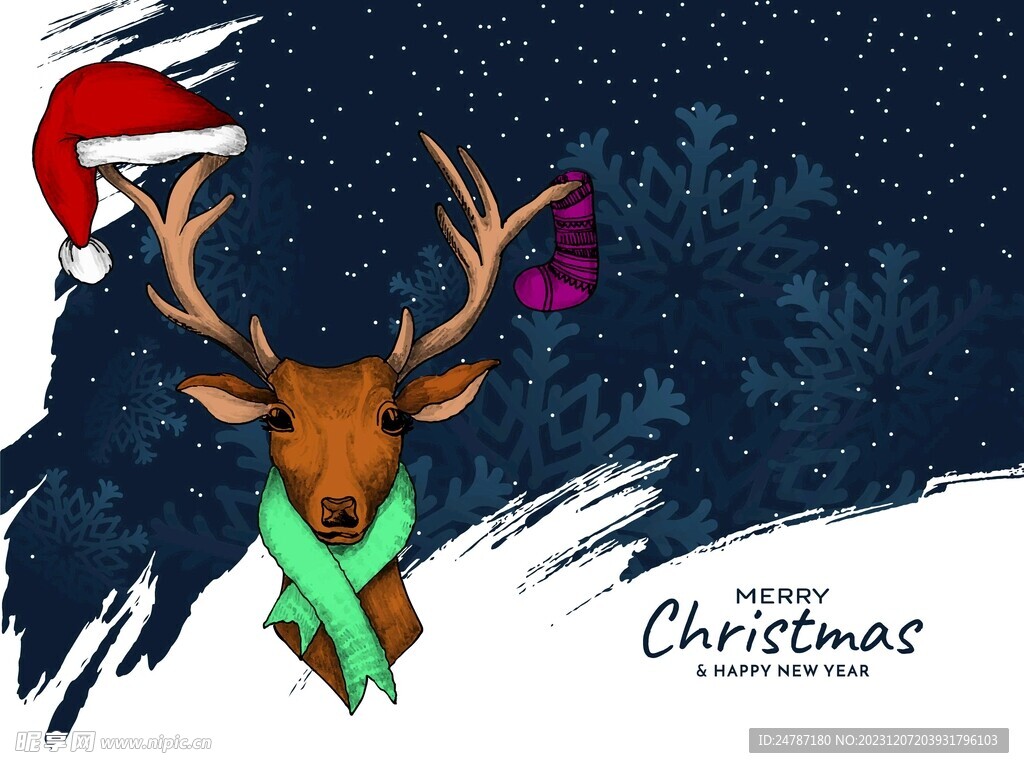 圣诞节驯鹿