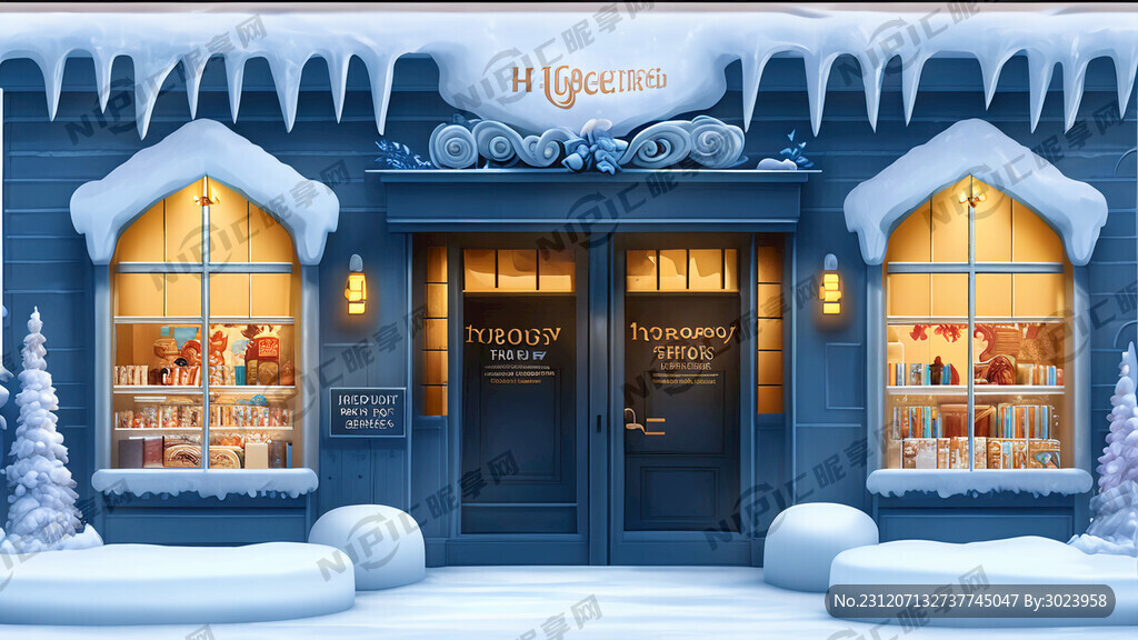 蜜雪冰城门店1周年庆 设计挂画