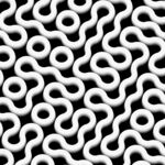 白色3d规则几何抽象科技纹理