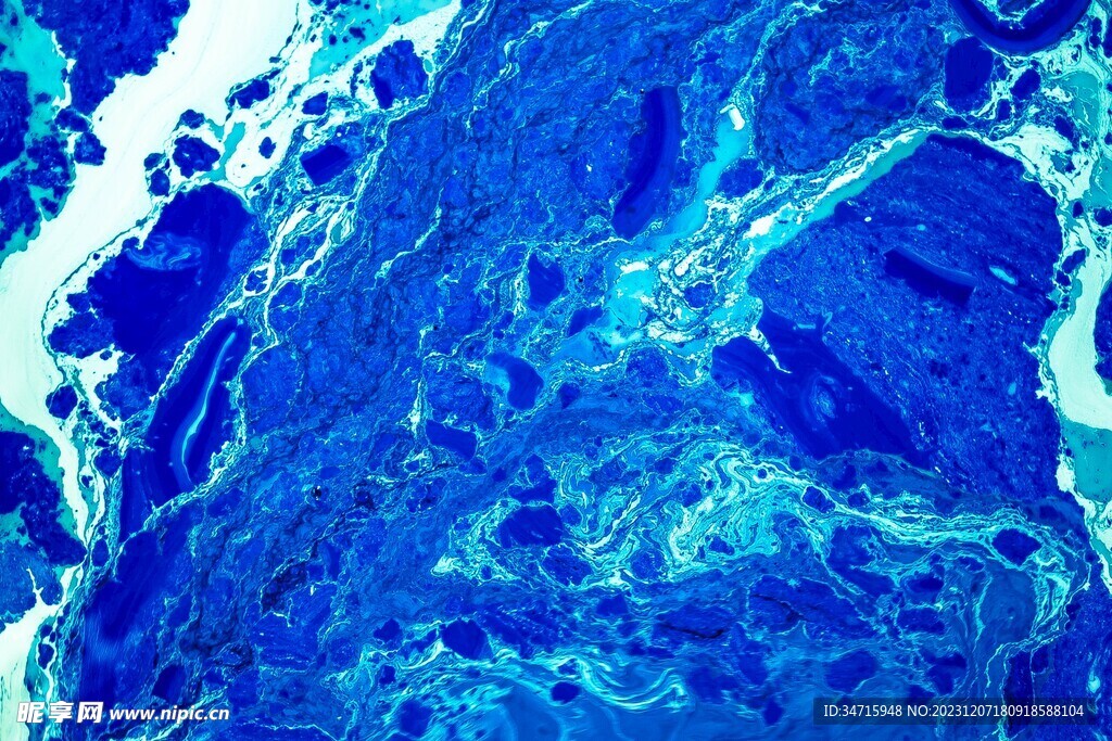 蓝色3d油漆水彩抽象背景设计图 背景底纹 底纹边框 设计图库 昵图网