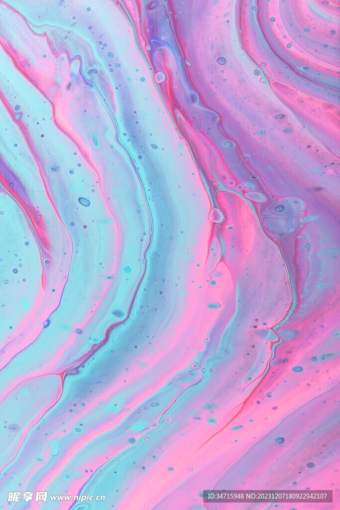 粉色3d油漆水彩抽象背景