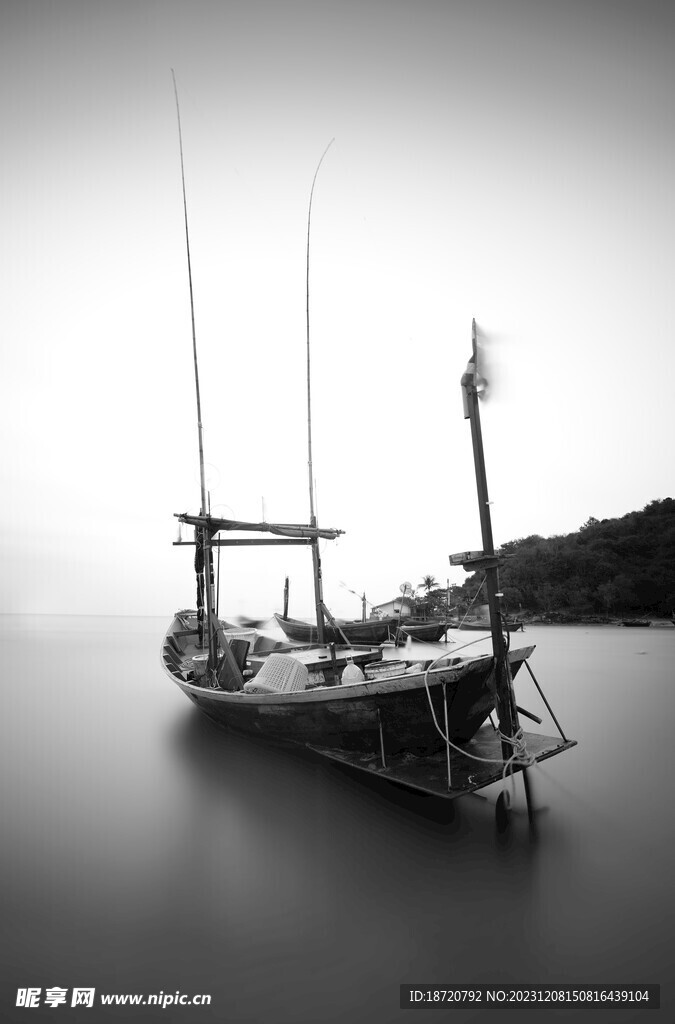海边小船