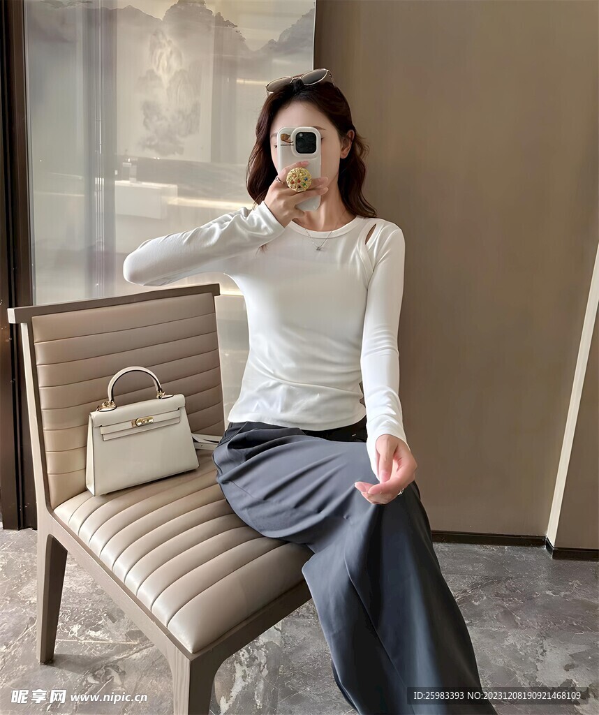 休闲的女孩