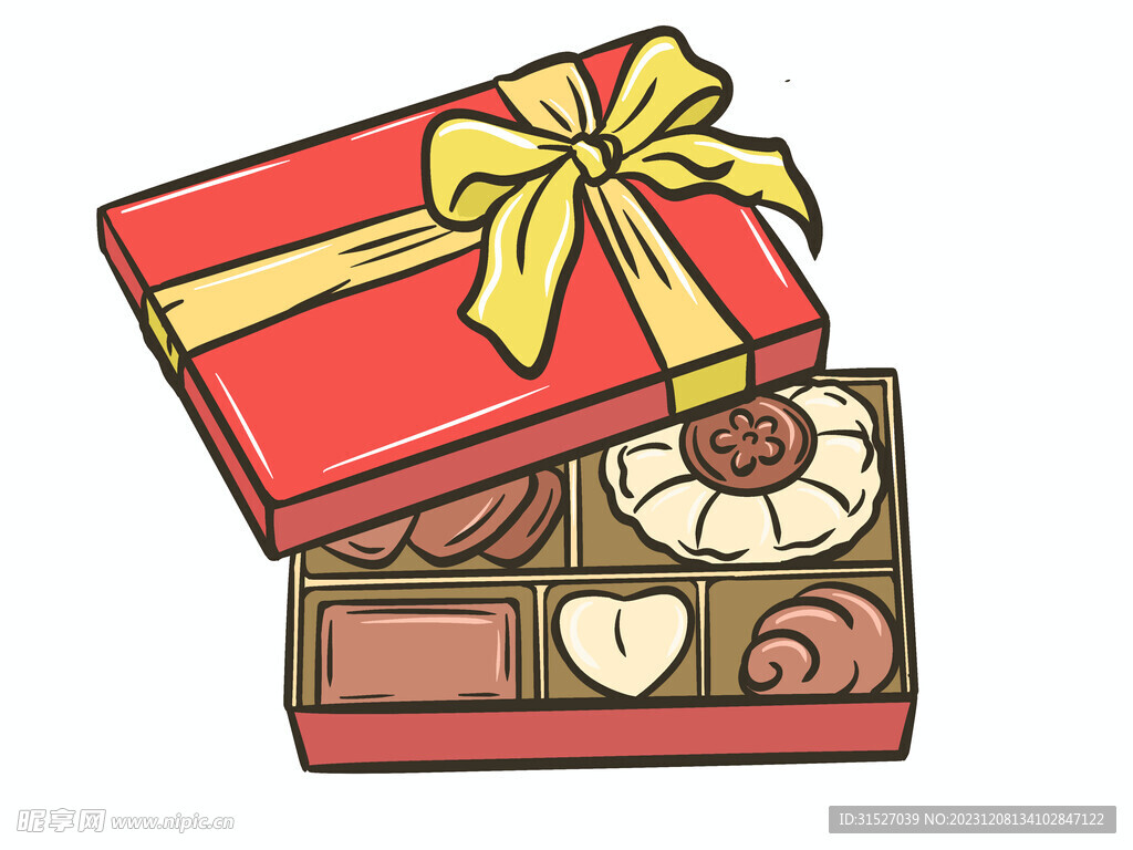 手绘巧克力礼盒