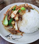 豆腐肉丝饭