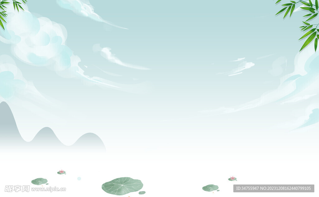 山水背景