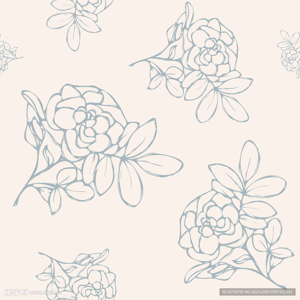 植物森系底纹