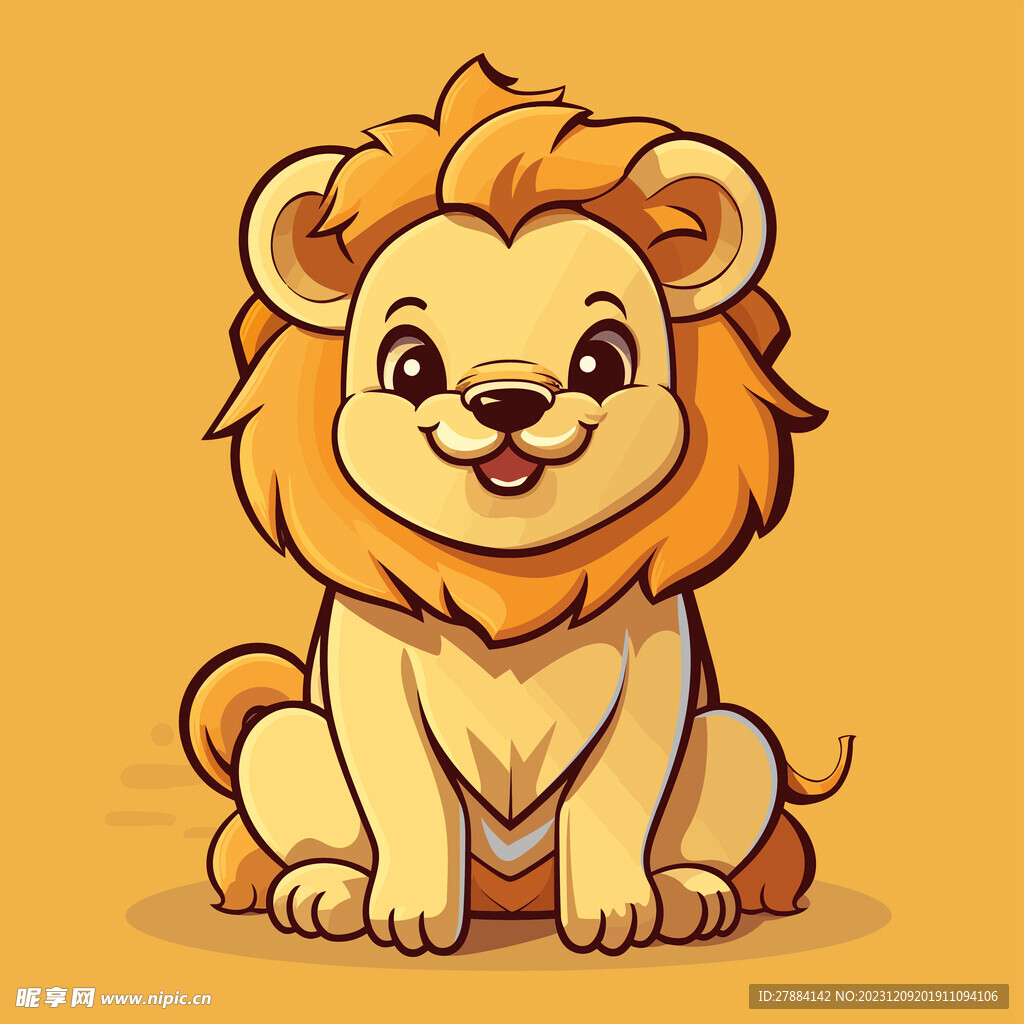 可爱的小狮子