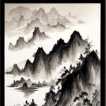 中国风，山水画