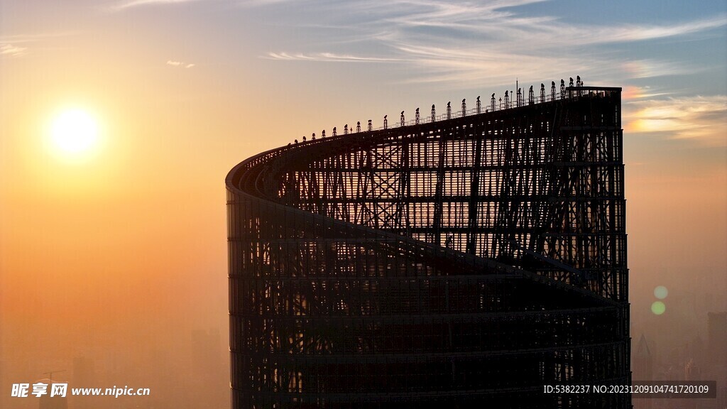 上海中心环球金融大厦楼顶