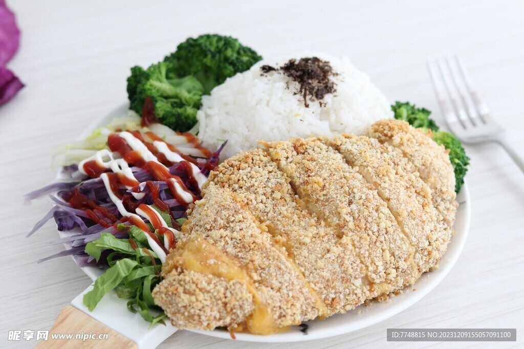 鸡排饭