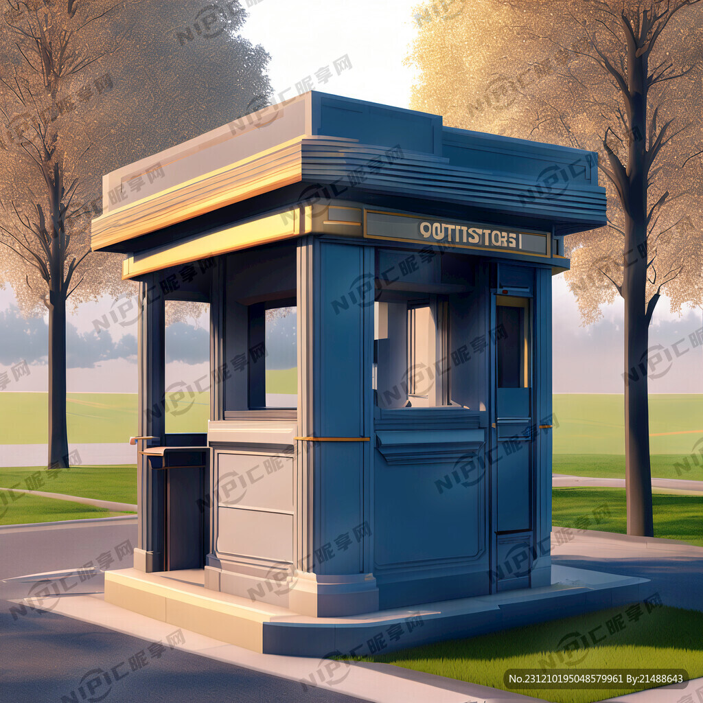 岗亭 立体感 绝美壁纸