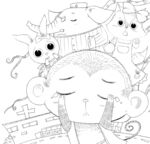  可爱小动物插画