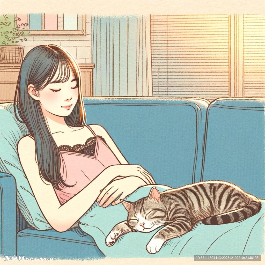 独居少女与猫