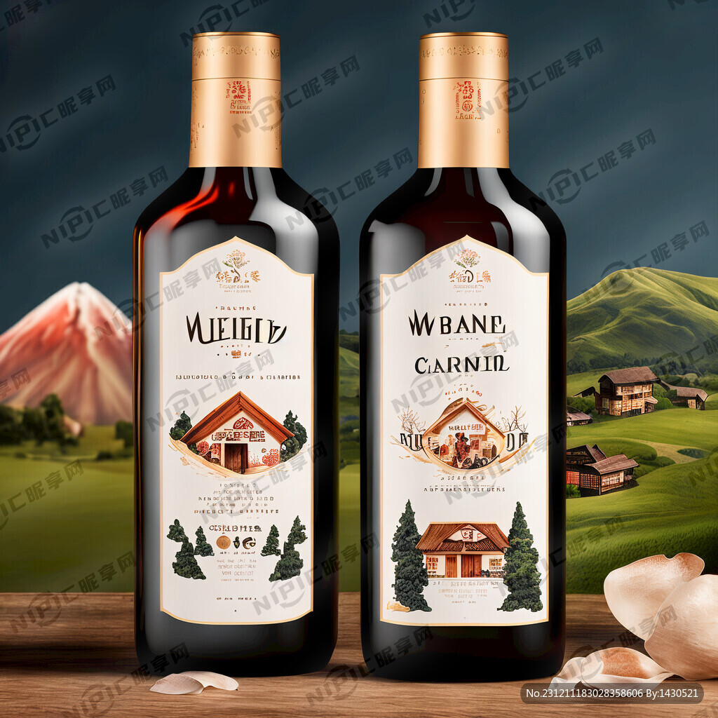 村口牌白酒包装设计
