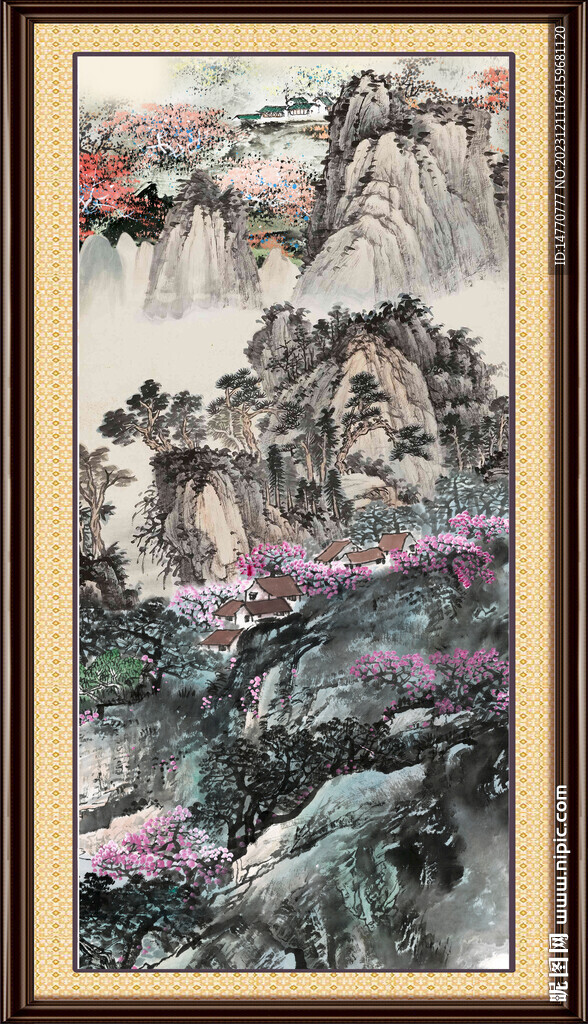 办公室山水画 